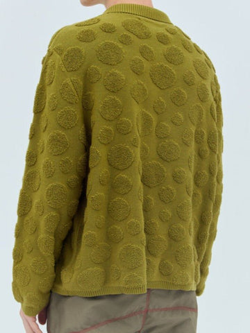 Abbott Elementary S4 Zack Fox Green Dot Half-Zip Sweater