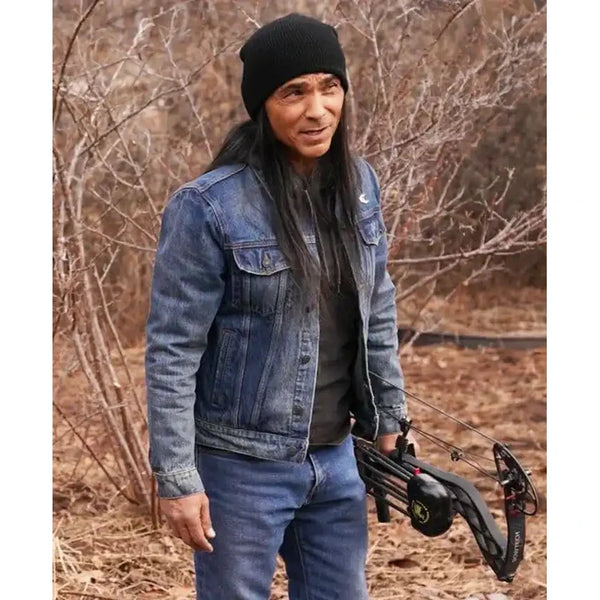 Ghost Eye Americana Blue Denim Jacket