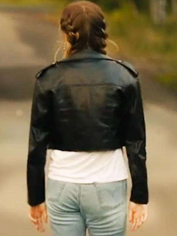 Madi Monroe Zombie Town Black Cropped Jacket