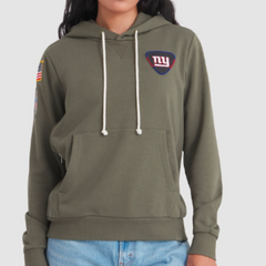New York Giants Olive 2025 Salute to Service Sideline Hoodie