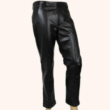Authentic Fashion Black Leather Pants for Men