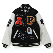 Crazy Patch Bape Varsity Jacket