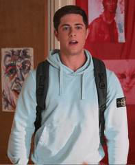 Never Have I Ever S03 Ben Gross Sky Blue Hoodie
