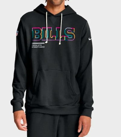 Buffalo Bills Black 2025 Dri-FIT Hoodie