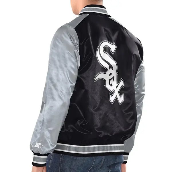Chicago White Sox Renegade Varsity Satin Jacket