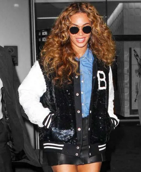 Bow Down Beyonce Varsity Sequin Jacket