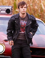 Nathan Williams Brave the Dark Black Leather Jacket