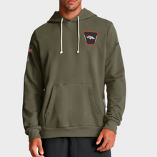 Denver Broncos Olive 2025 Salute to Service Sideline Hoodie