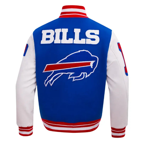 Buffalo Bills Mashup Rib Varsity Wool Jacket