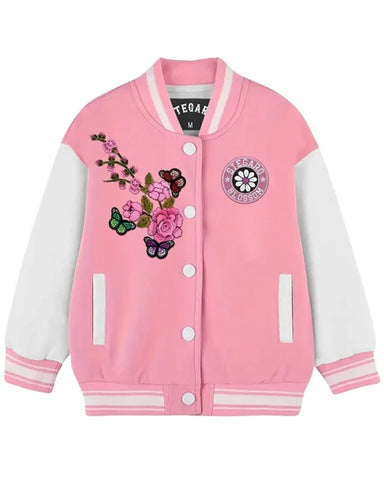 Camille Blossom Stegaro Varsity Jacket