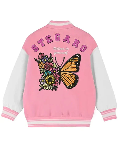 Camille Blossom Stegaro Varsity Jacket