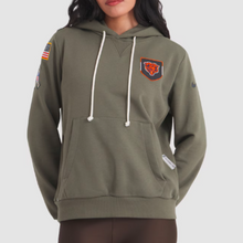 Chicago Bears Olive 2025 Salute to Service Sideline Hoodie
