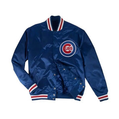 1990 Chicago Cubs Blue Bomber Jacket