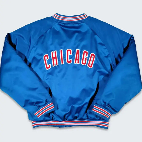 Chicago Cubs Royal Satin Jacket
