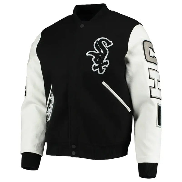Chicago White Sox Letterman White/Black Jacket