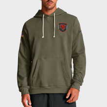 Chicago Bears Olive 2025 Salute to Service Sideline Hoodie