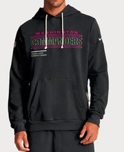 Washington Commanders Black 2025 Dri-FIT Hoodie