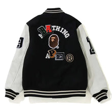 Crazy Patch Bape Varsity Jacket