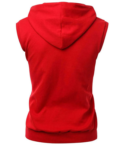 Michael B Jordan Creed II Red Hoodie Vest