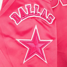 Dallas Cowboys Triple Pink Satin Varsity Jacket