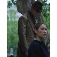 Eddie Redmayne The Day of the Jackal 2024 Grey Coat