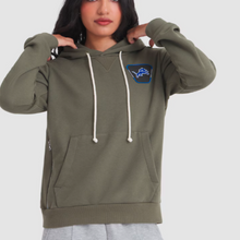 Detroit Lions Olive 2025 Salute to Service Sideline Hoodie