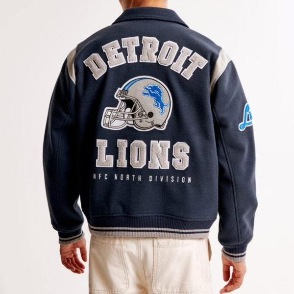 Defend The Den Detroit Lions Varsity Jacket