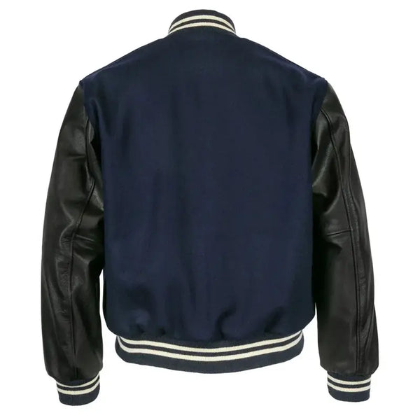 Black and Blue Detroit Tigers 1955 Letterman Jacket