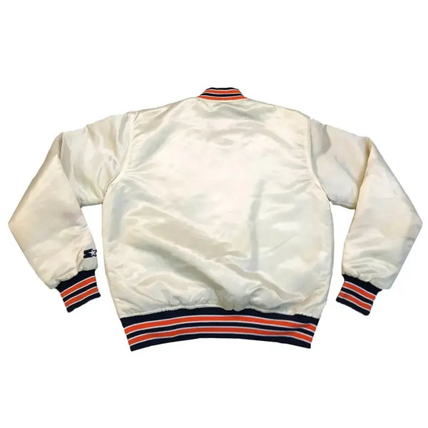 Detroit Tigers 80’s White Satin Jacket