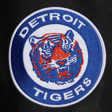 Detroit Tigers Black Out Vintage Logo Varsity Jacket
