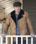 Jeffrey Donovan Fargo Shearling Leather Jacket