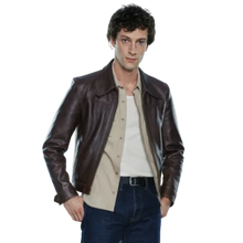 Dominic Sessa Now You See Me Brown Leather Jacket