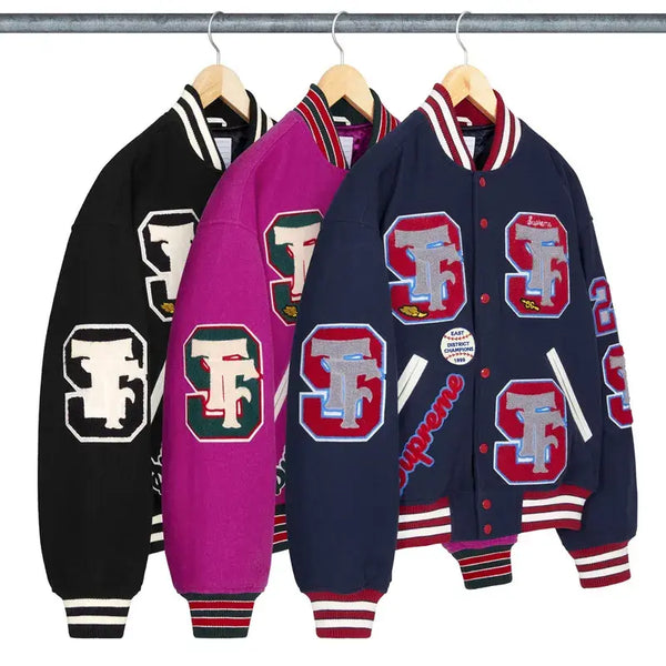 Drill Team Full-Snap Varsity Jacket