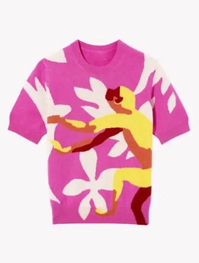Emily In Paris S03 Emily Cooper Floral Sweater