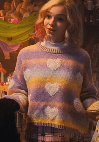 Wednesday 2022 Enid Sinclair Heart Sweater
