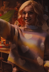 Wednesday 2022 Enid Sinclair Heart Sweater