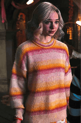 Wednesday 2022 Enid Sinclair Striped Sweater