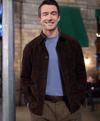 Robert Buckley An Unexpected Valentine Suede Jacket