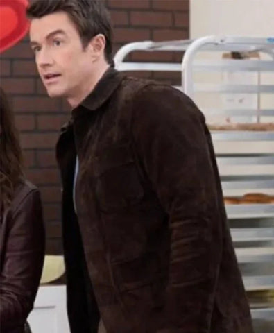 Robert Buckley An Unexpected Valentine Suede Jacket