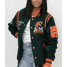 FAMU 1887 Green Wool Varsity Jacket