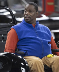Shifting Gears Daryl Mitchell Blue Vest