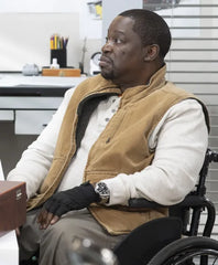 Shifting Gears Daryl Mitchell Brown Vest