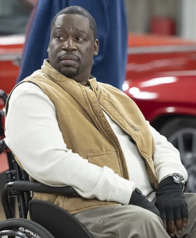Shifting Gears Daryl Mitchell Brown Vest