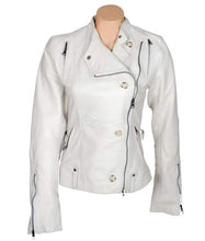 Get Smart Anne Hathaway White Leather Jacket