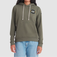 Green Bay Packers Olive 2025 Salute to Service Sideline Hoodie