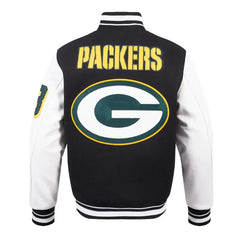 Green Bay Packers Mashup Rib Varsity Jacket