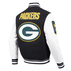 Green Bay Packers Mashup Rib Varsity Jacket