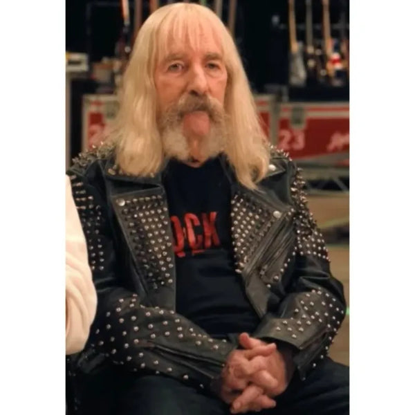 Harry Shearer Spinal Tap 2 Black Studded Jacket