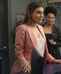 High Potential S01 Nasim Pedrad Pink Blazer