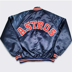 80’s Houston Astros Navy Bomber Jacket